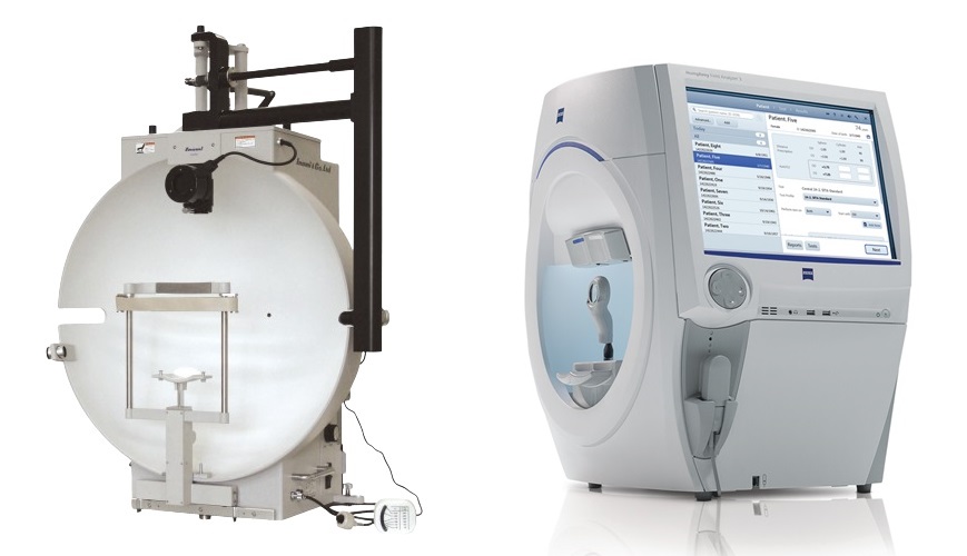 視野測定装置（ハンフリー静的視野計／ゴールドマン動的視野計）
